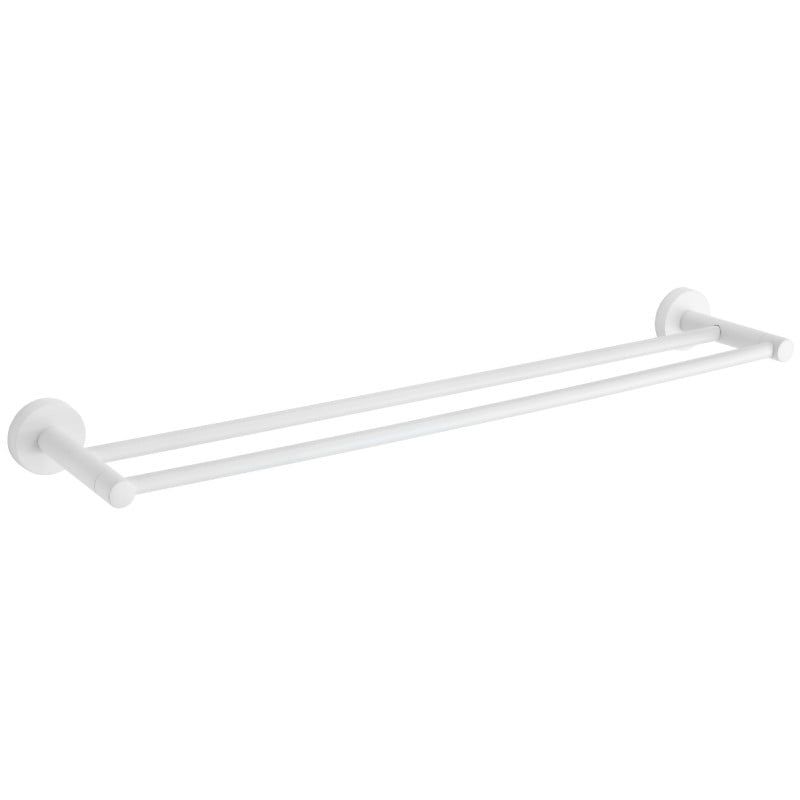 Podwójny wieszak na ręcznik Mexen Remo biały 64,5 cm 2 szt.