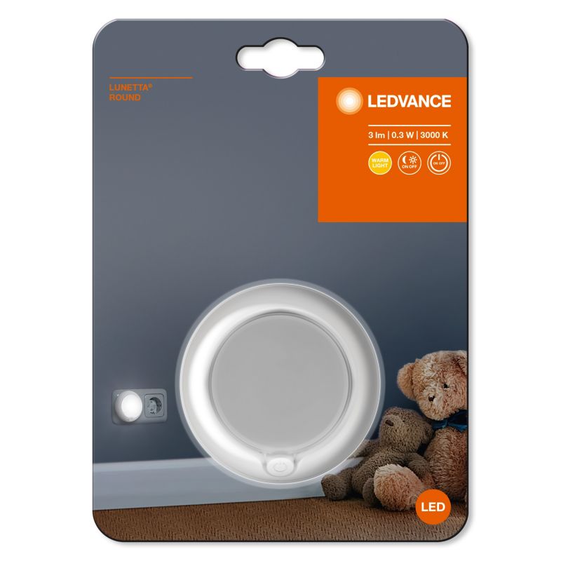 Lampka nocna Ledvance Lunetta okrągła