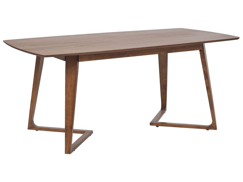 Stół do jadalni Huxter 90 cm 180 cm Imitacja drewna Ciemne drewno 1 szt.
