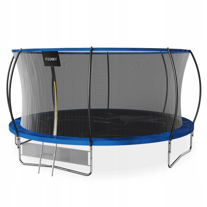 Trampolina Fuunky Ogrodowa dla dzieci 15FT Drabinka + Siatka na Buty 457 cm 1 szt
