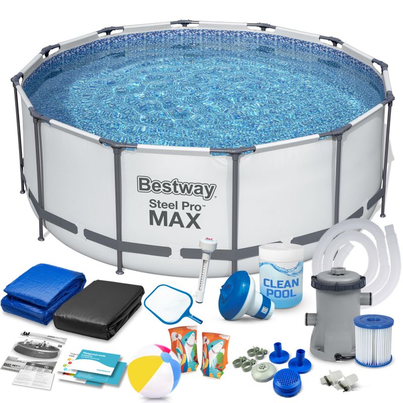 Basen ogrodowy Bestway stelażowy okrągły 427x84cm 56595-16W1 1szt.