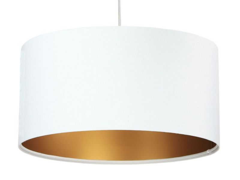 Lampa Bps Koncept wisząca HOME 40 biała/złota 1 szt