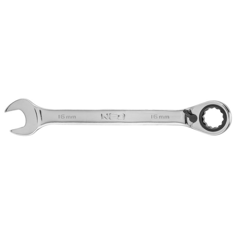 Klucz płasko-oczkowy NEO TOOLS z grzechotką i przełącznikiem 16 mm 1 szt