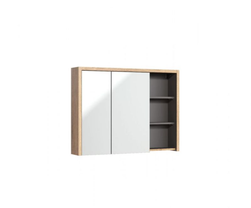 Szafka Comad łazienkowa DEVON 846 100 cm dąb z lustrem 1 szt