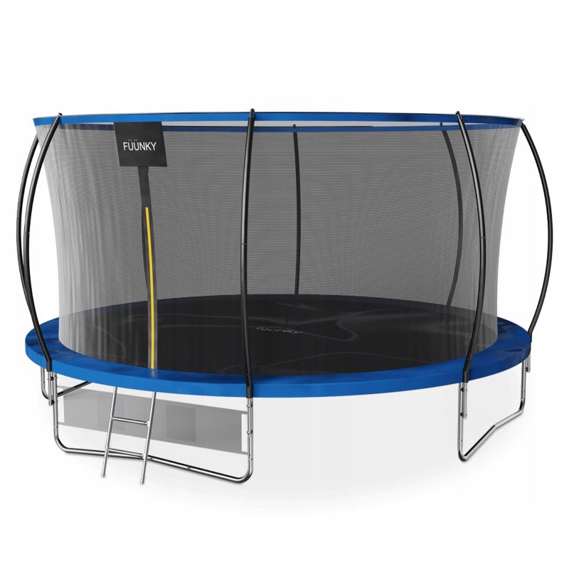 Trampolina Fuunky Ogrodowa dla dzieci 14FT Drabinka + Siatka na Buty 427 cm 1szt