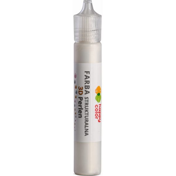 Farba strukturalna 3D 32ml, perłowy, Happy Color