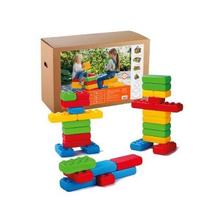 Marioinex Klocki cegły budowlane -33 elementy