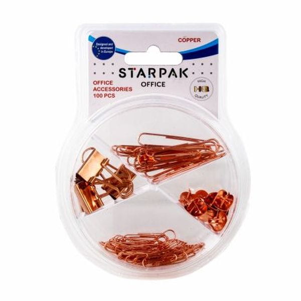 AKCESORIA BIUROWE 100SZT MIEDZ STKOFF B/C12/96