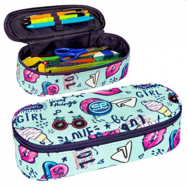 CoolPack Campus Piórnik MINT DODDLES