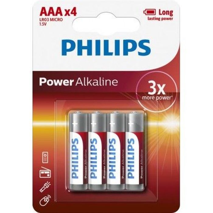 Baterie LR03 philips blister