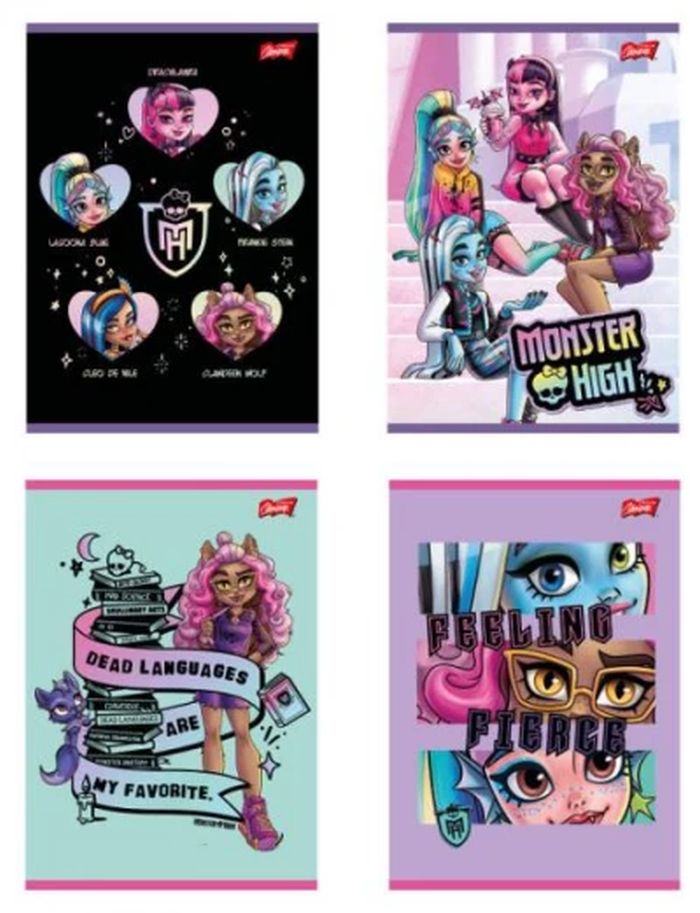 Zeszyt A5 32k krata laminowany MONSTER HIGH