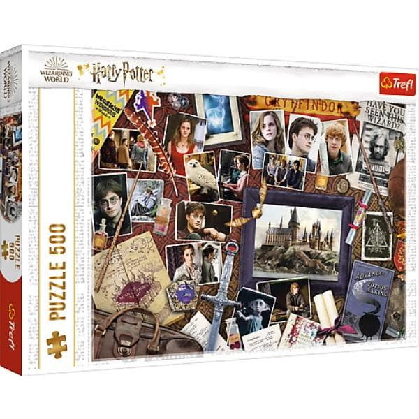 Trefl Puzzle 500el. Pamiątki z Hogwartu, Harry Potter