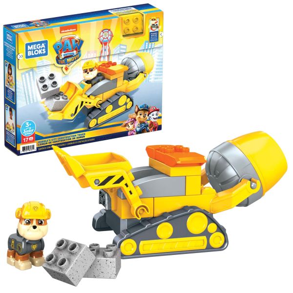 Klocki Mega Bloks Psi Patrol Spycharko-betoniarka RUBBLE`A GYW91