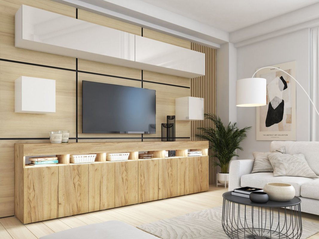 Zestaw mebli do salonu 280 cm PREMIUM