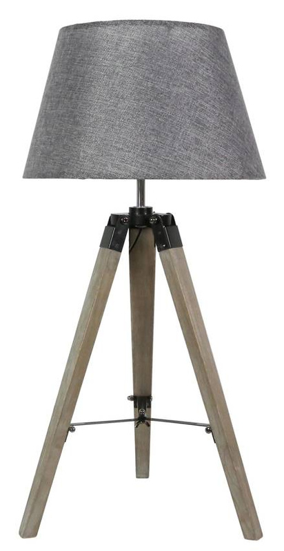 Lampka nocna Lugano szara