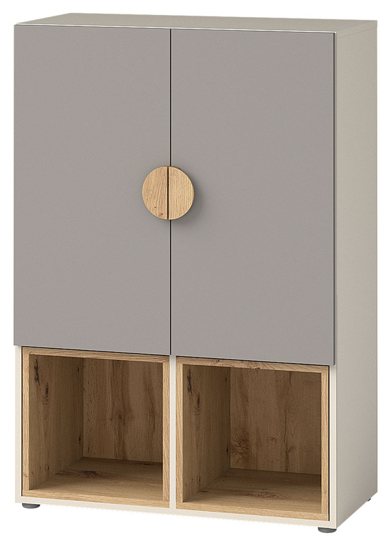 Komoda do pokoju młodzieżowego 80 cm MAGNESIA antracyt