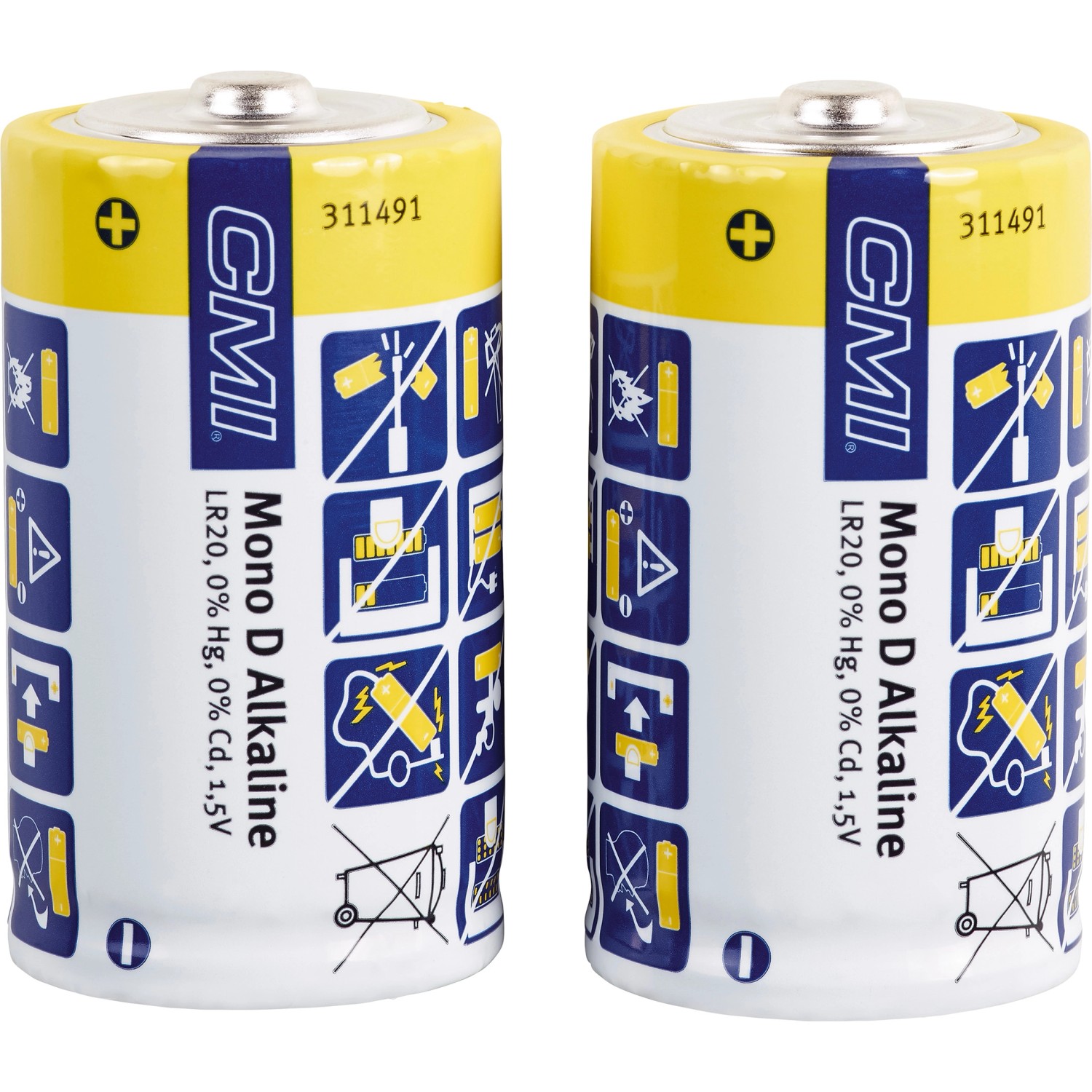 CMI Baterie alkaliczna LR 20 1,5V - 2 szt