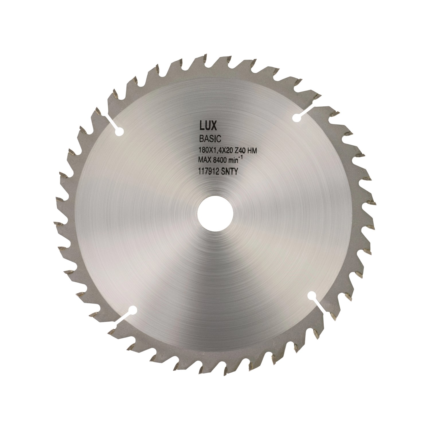LUX Tarcza zębata HM 185 mm x 20 mm 40 zębów