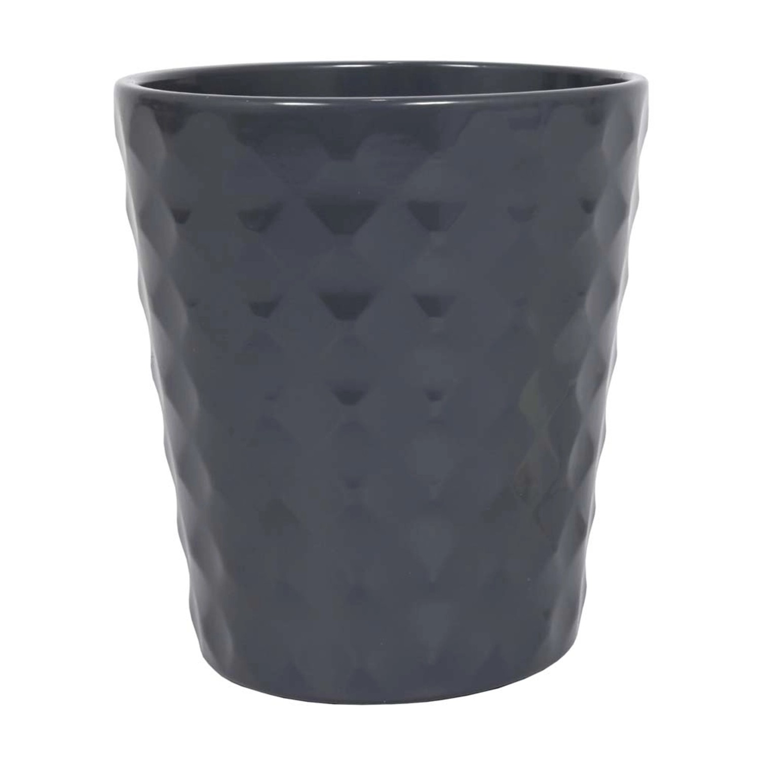 Osłonka ceramiczna Borneo antracytowa - śr. 13 cm