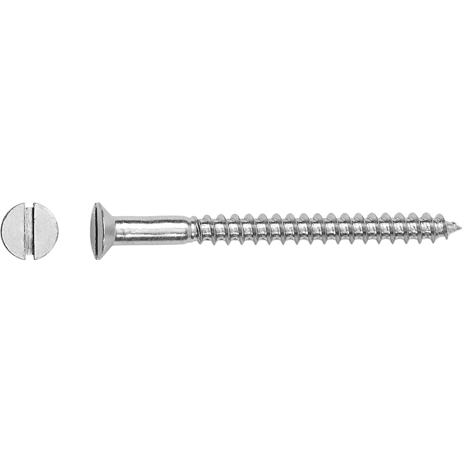 LUX Wkręt do drewna z łbem stożkowym SL 5 mm x 50 mm ocynkowany 10 szt.