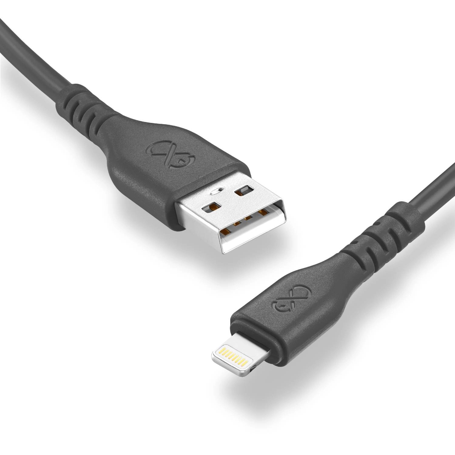 Kabel Basic USBA-Lightning 1,2 m szary