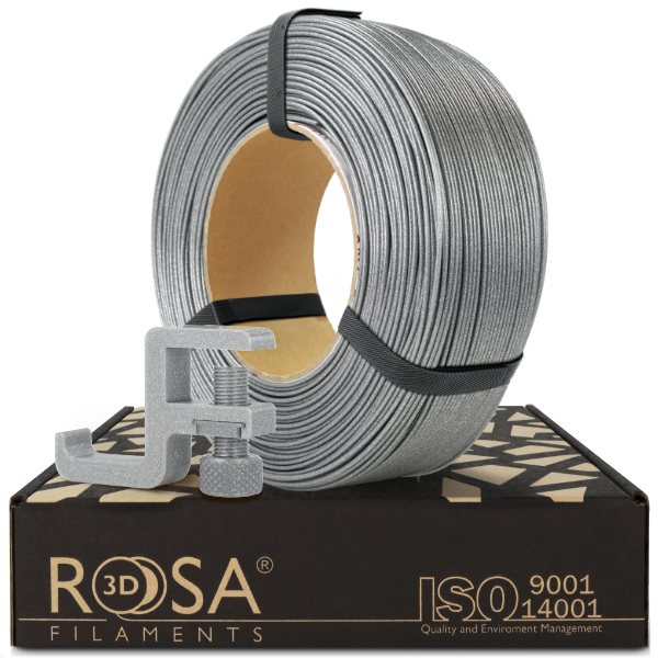Filament 3D ReFill PCTG Glitter Brillant Silver