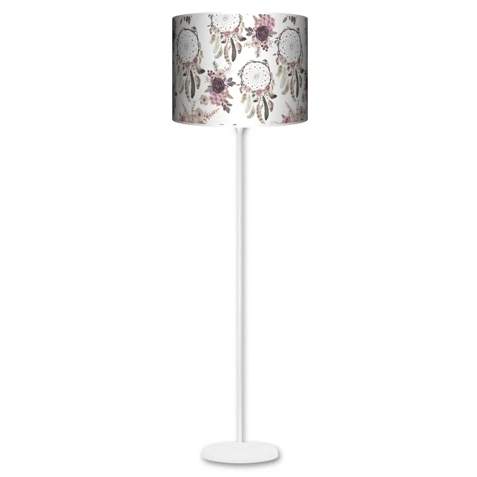 Lampa stojąca MAXI - łapacze snów - kolor podstawy do wyboru FL - biały