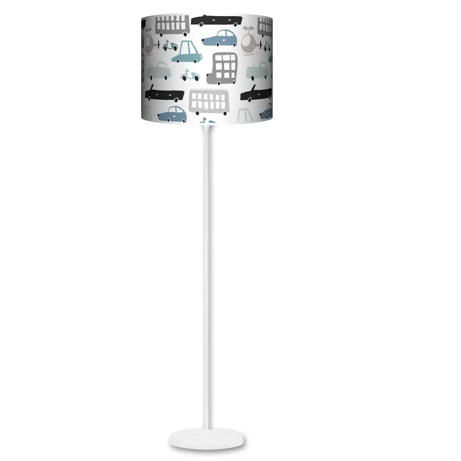 Lampa stojąca MAXI - Scandi_cars- kolor podstawy do wyboru FL - biały