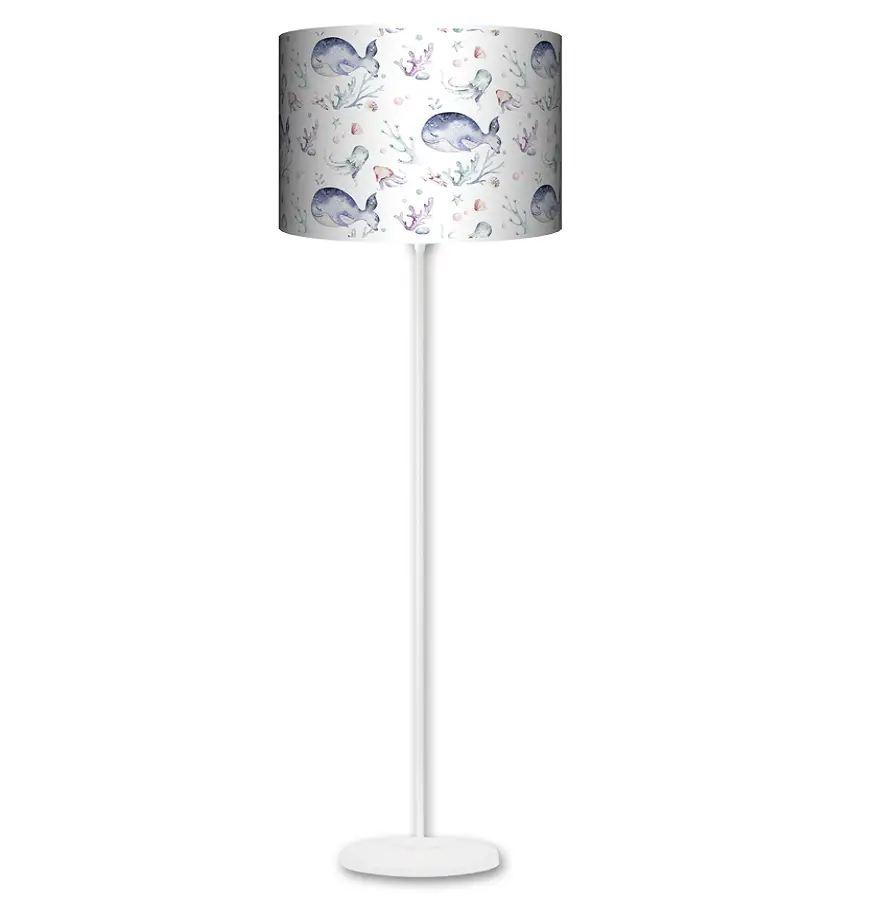 Lampa stojąca MAXI Morska Przygoda - kolor podstawy biały FL
