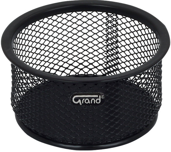 Pojemnik na spinacze Grand TY-191/ GR-010, druciany, 52x96 mm, czarny