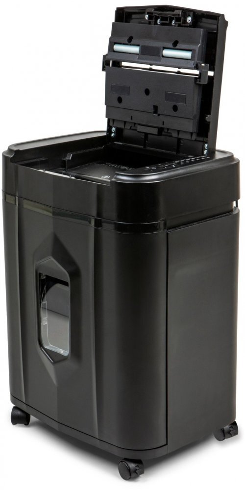 Outlet: PO ZWROCIE Niszczarka automatyczna VeroTech VS-120AF, ścinek 4x12mm, 120 kartek, P-4/T-4 DIN, czarny