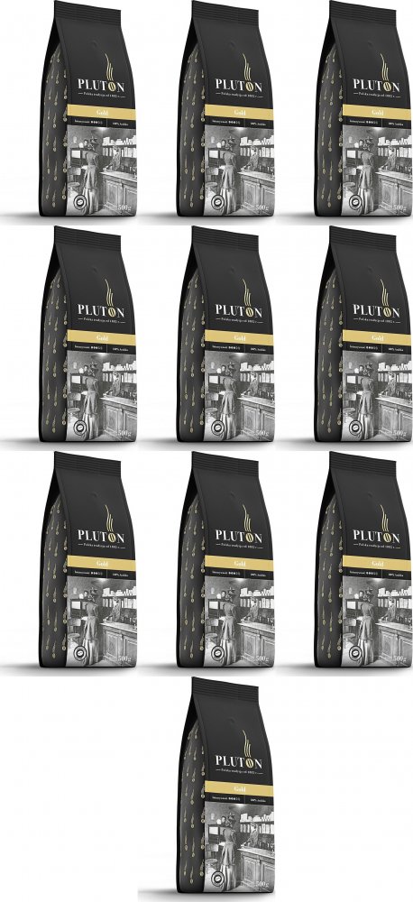 10x Kawa ziarnista Pluton Gold, 500g