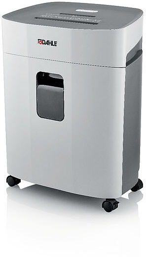 Niszczarka do papieru Dahle Papersafe PS260, ścinek 4x12mm, DIN P-4/F-1/O-1/T-4/E-3, 12 kartek, biało-szary