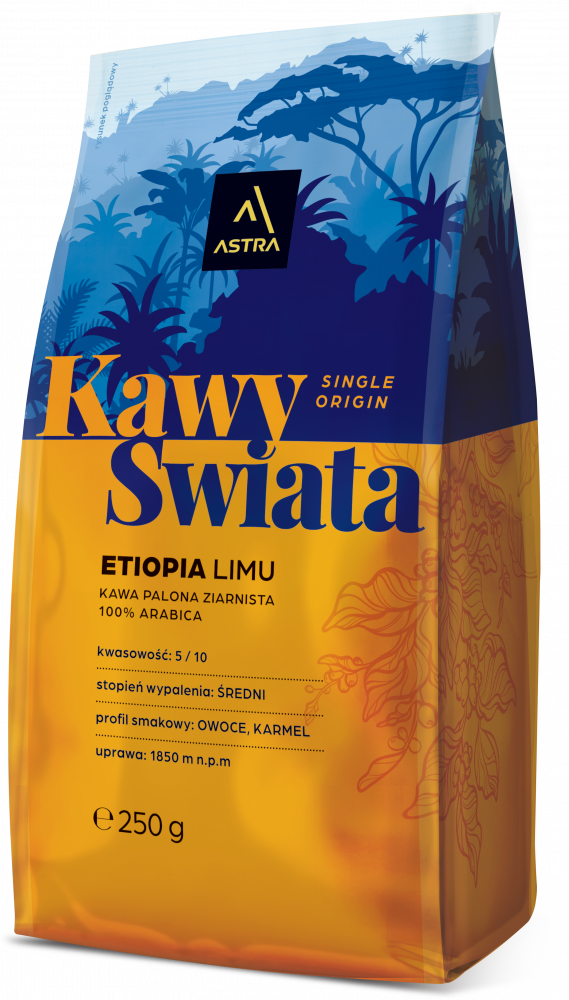Kawa ziarnista Astra Etiopia, 250g