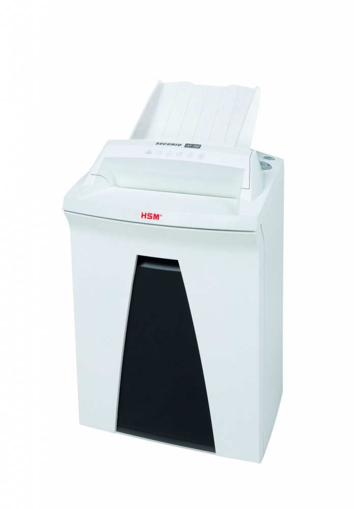 Niszczarka HSM Securio AF150, mikrościnek 1.9x15mm, 7 kartek, E-4/F-2/P-5/T-5 DIN, biały