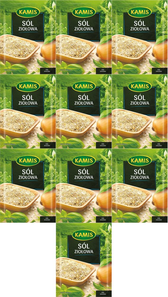 10x Sól ziołowa Kamis, 35g