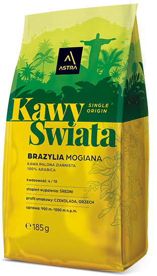 Kawa ziarnista Astra Brazlia Mogiana, 185g