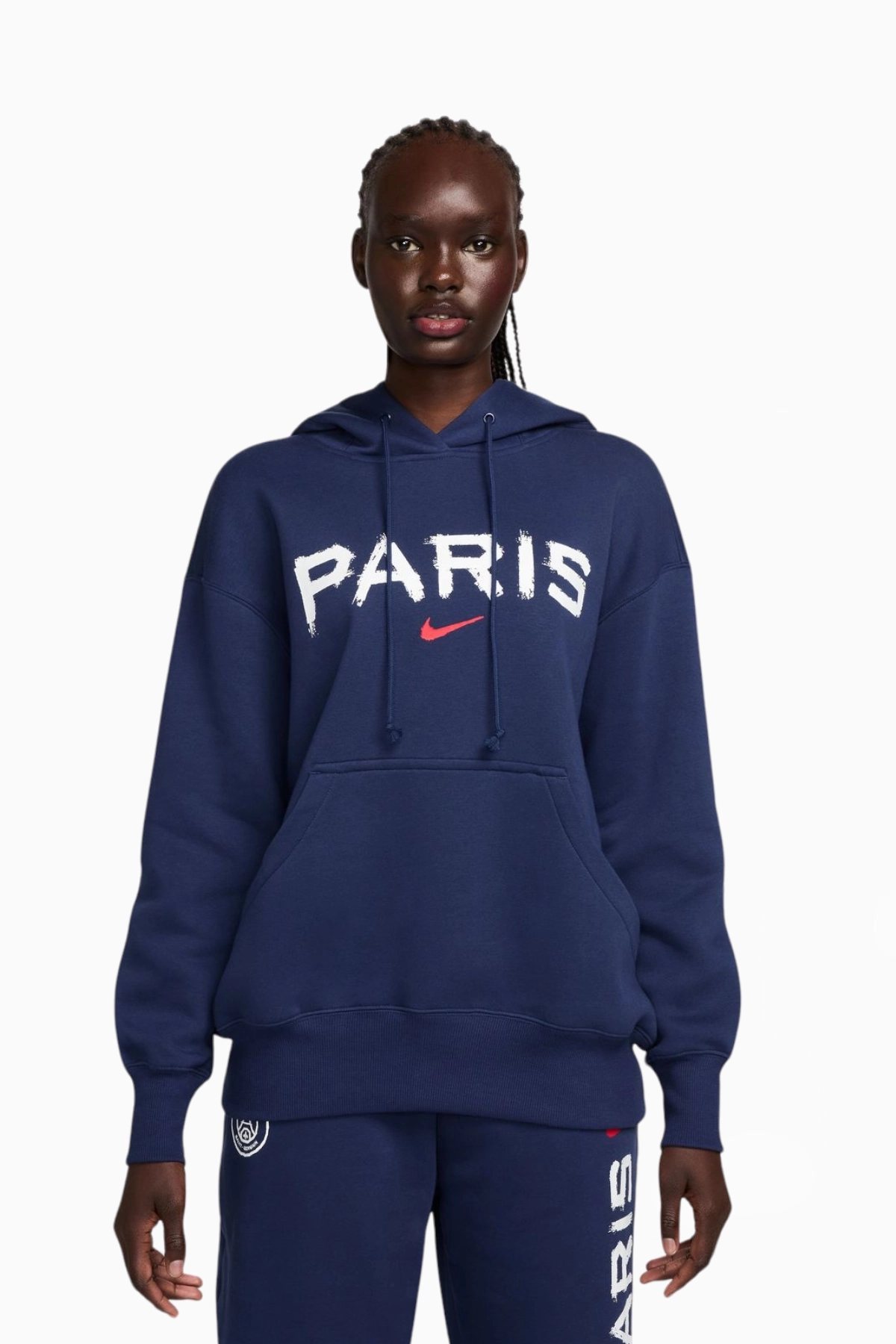 Bluza z kapturem Nike PSG 24/25 Phoenix Fleece - Granatowy
