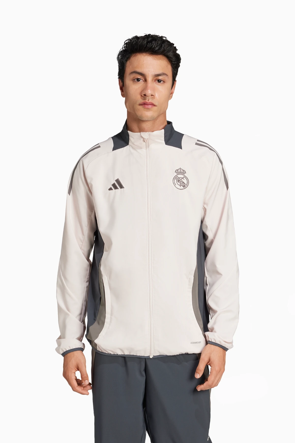Bluza adidas Real Madryt 24/25 Presentation - Beżowy