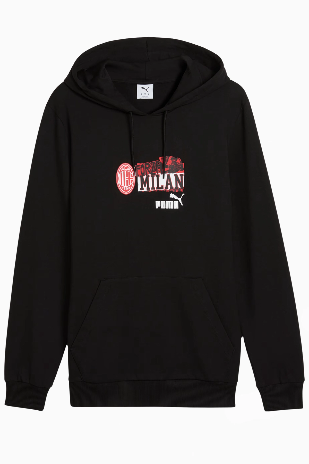 Bluza z kapturem Puma AC Milan 24/25 ftblNRGY - Czarny