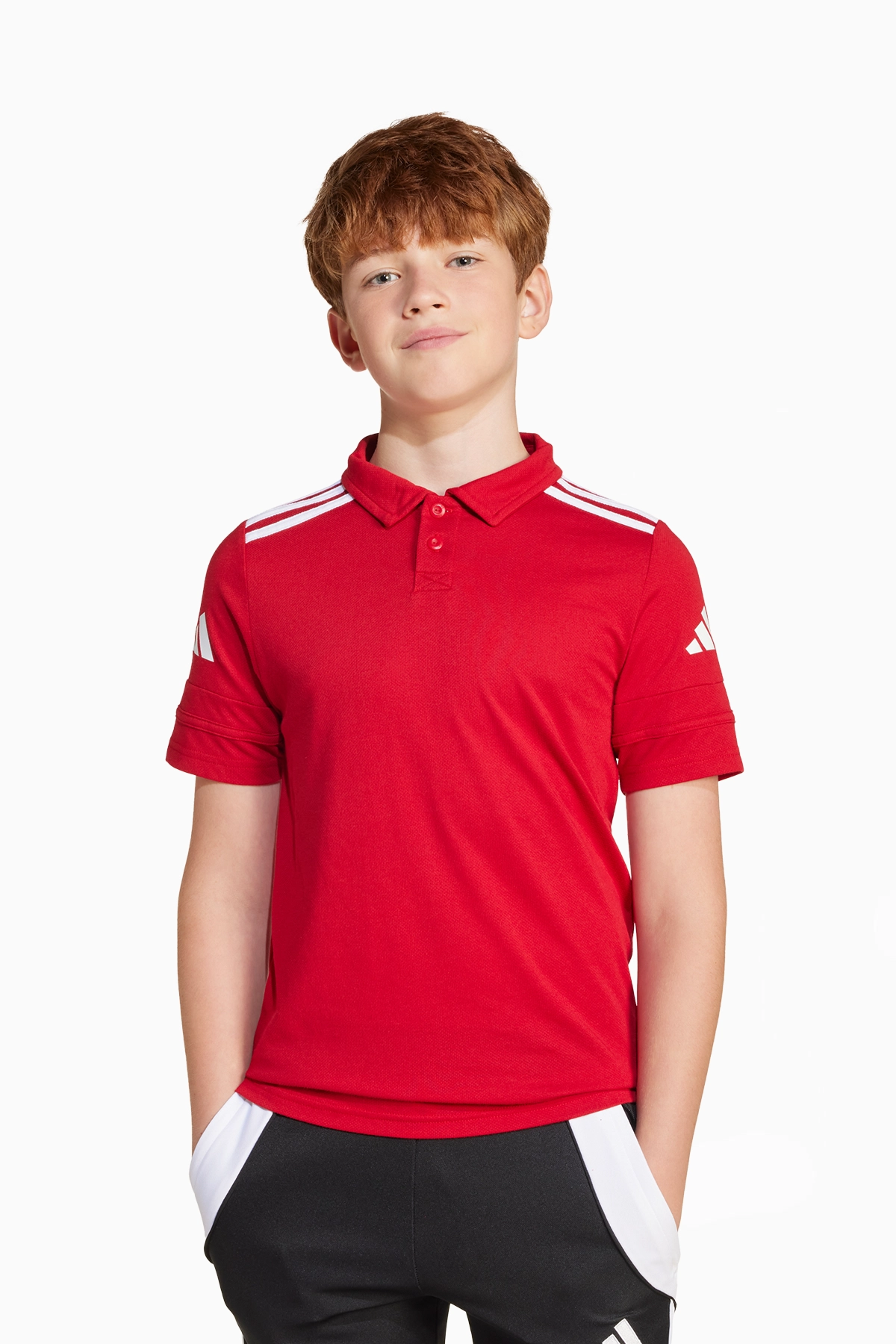 Koszulka adidas Squadra 25 Polo Junior - Czerwony
