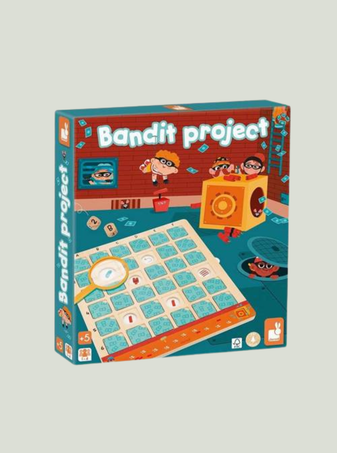 Gra strategiczna Złodziejaszki Bandit Project 5+ JANOD