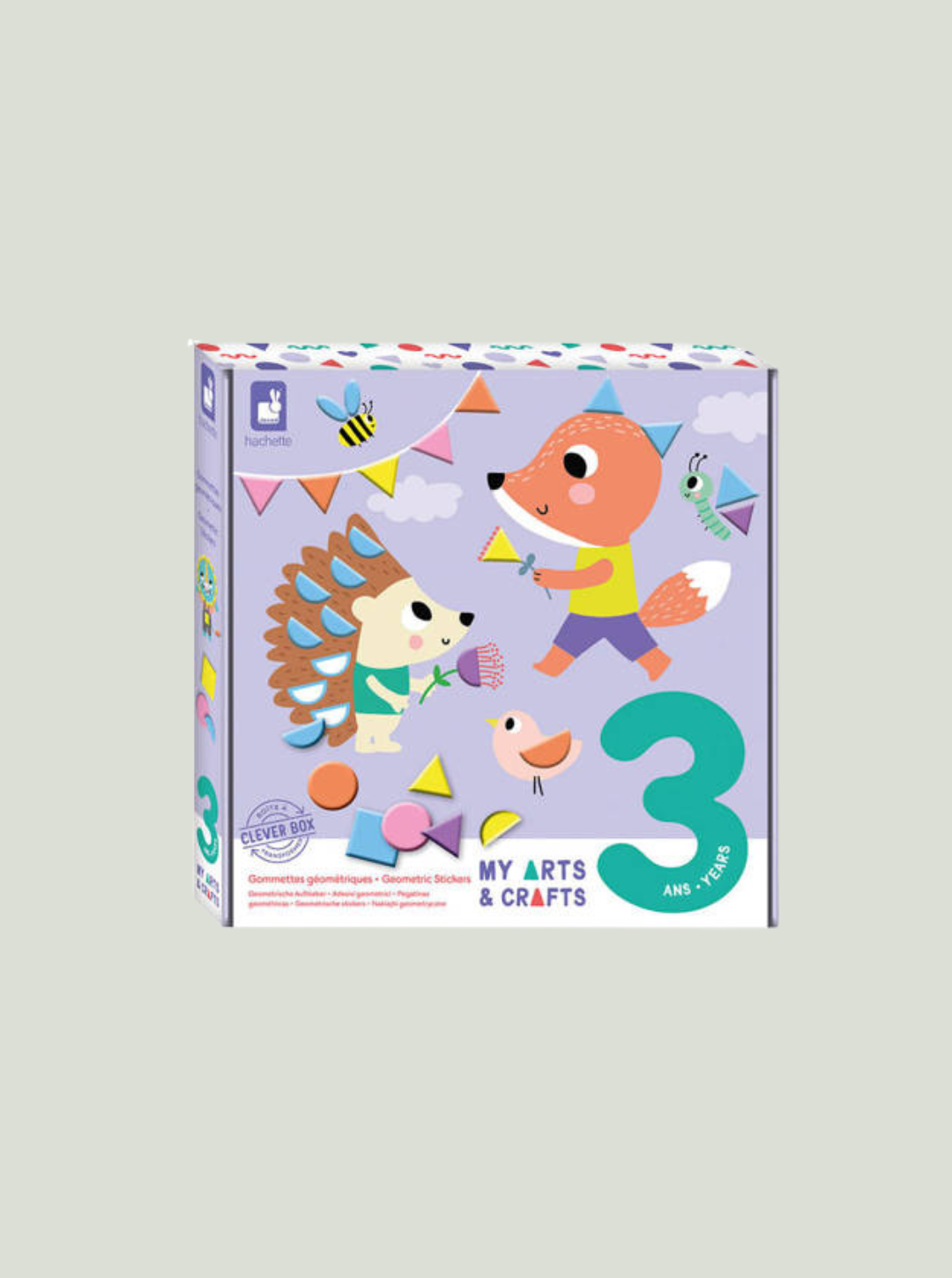 Zestaw kreatywny Naklejki geometryczne My arts & crafts 3+ JANOD