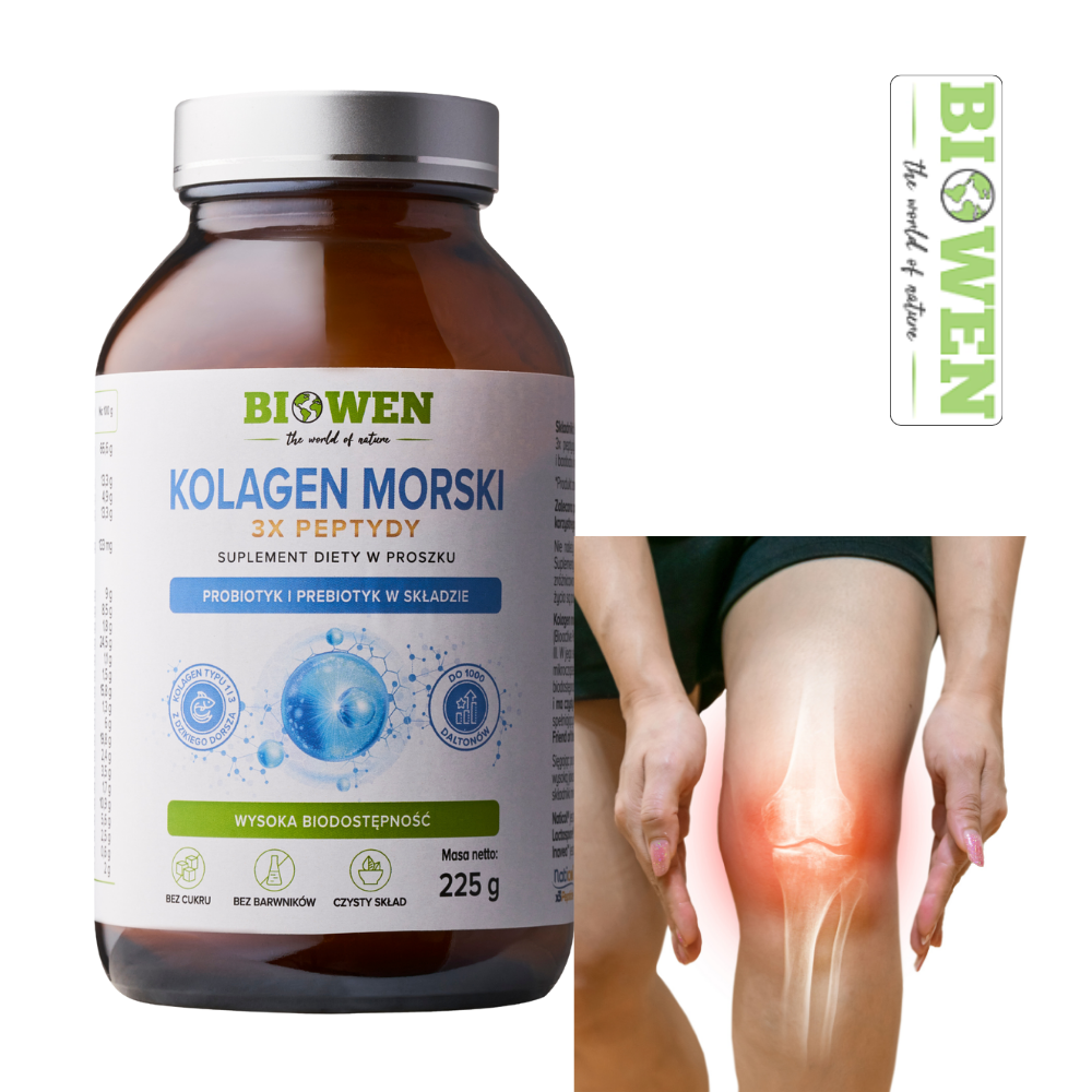 Kolagen Morski 3x PEPTYDY 225g Biowen