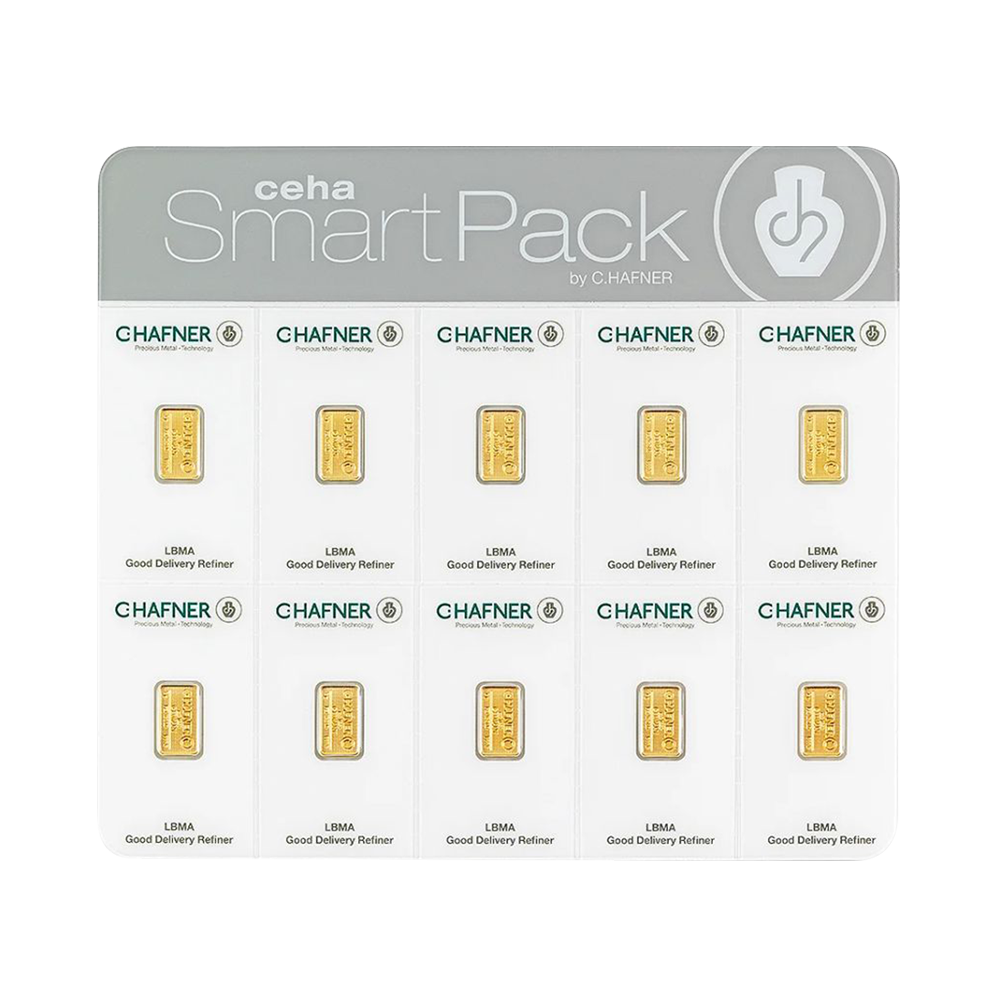 10 x 2 g Sztabka złota SmartPack - wysyłka 24 h!