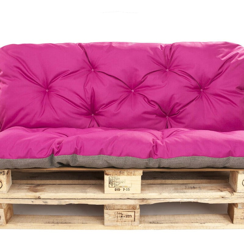 Poduszka na palety 120x60 Siedzisko/Oparcie 120x60cm poduszka na palety Różowa Poduszka ne moble ogrdowe poduszka na meble z palet
