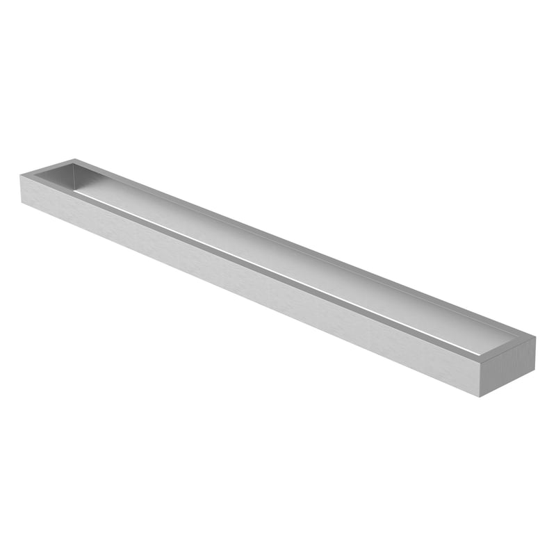 ML-Design wieszak na reczniki bez wiercenia 60 cm, srebrny, wykonany ze stali nierdzewnej, montaz scienny, samoprzylepny wieszak na reczniki do