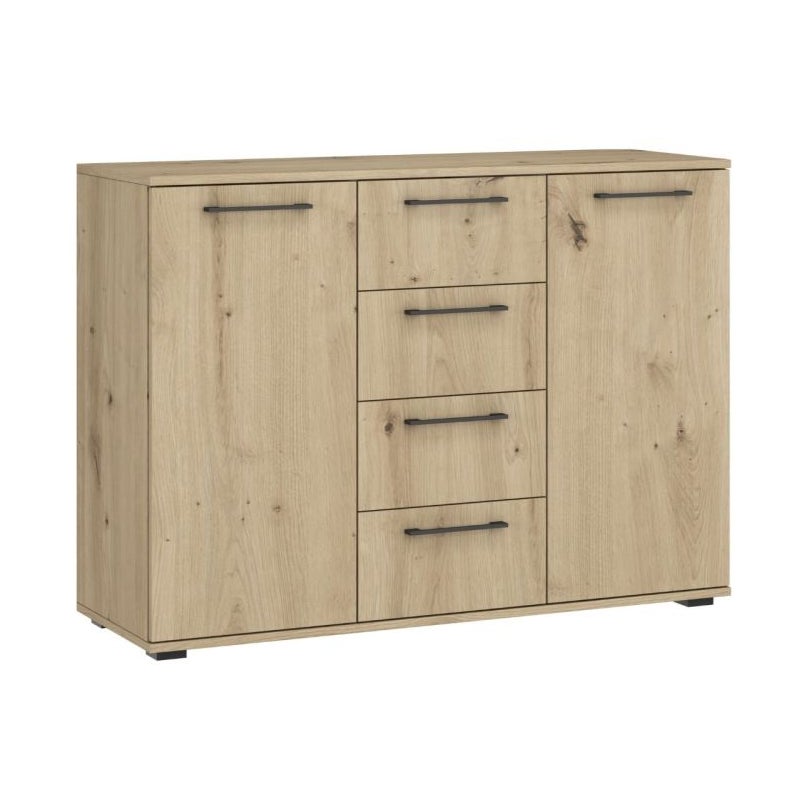 Komoda FLEX KM-2 116cm dąb artisan
