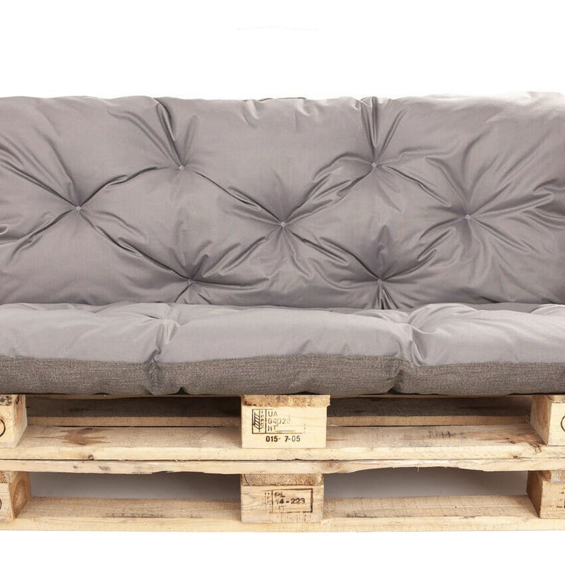 Poduszka na palety 120x60 Siedzisko/Oparcie 120x50cm poduszka na palety Szara Poduszka ne moble ogrdowe poduszka na meble z palet