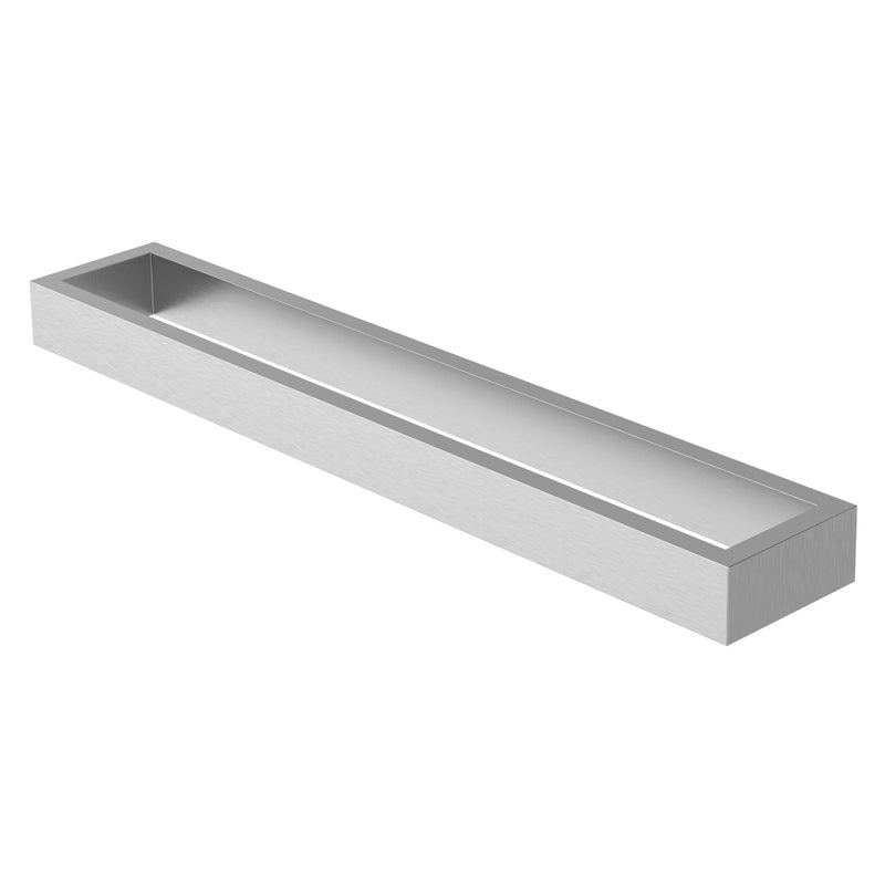 ML-Design wieszak na reczniki bez wiercenia 40 cm, srebrny, wykonany ze stali nierdzewnej, montaz scienny, samoprzylepny wieszak na reczniki do